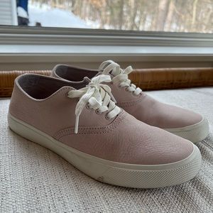 Sperry Top Sider pink leather shoes size 9